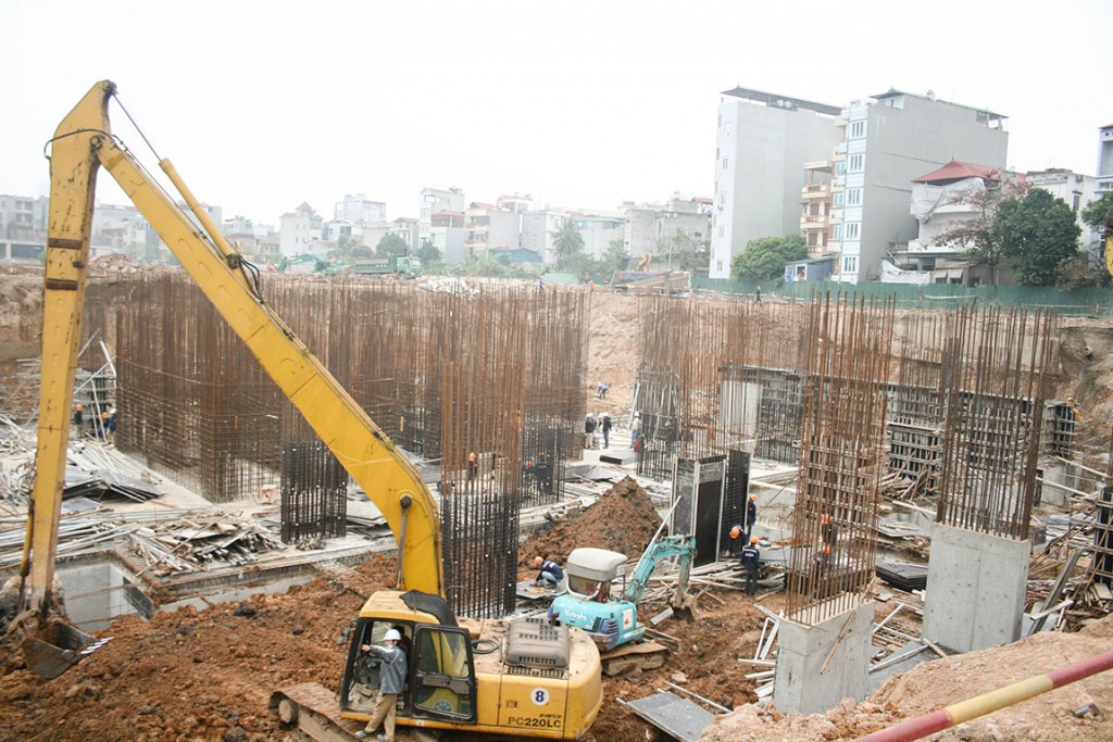 tiến độ chung cư goldmark city