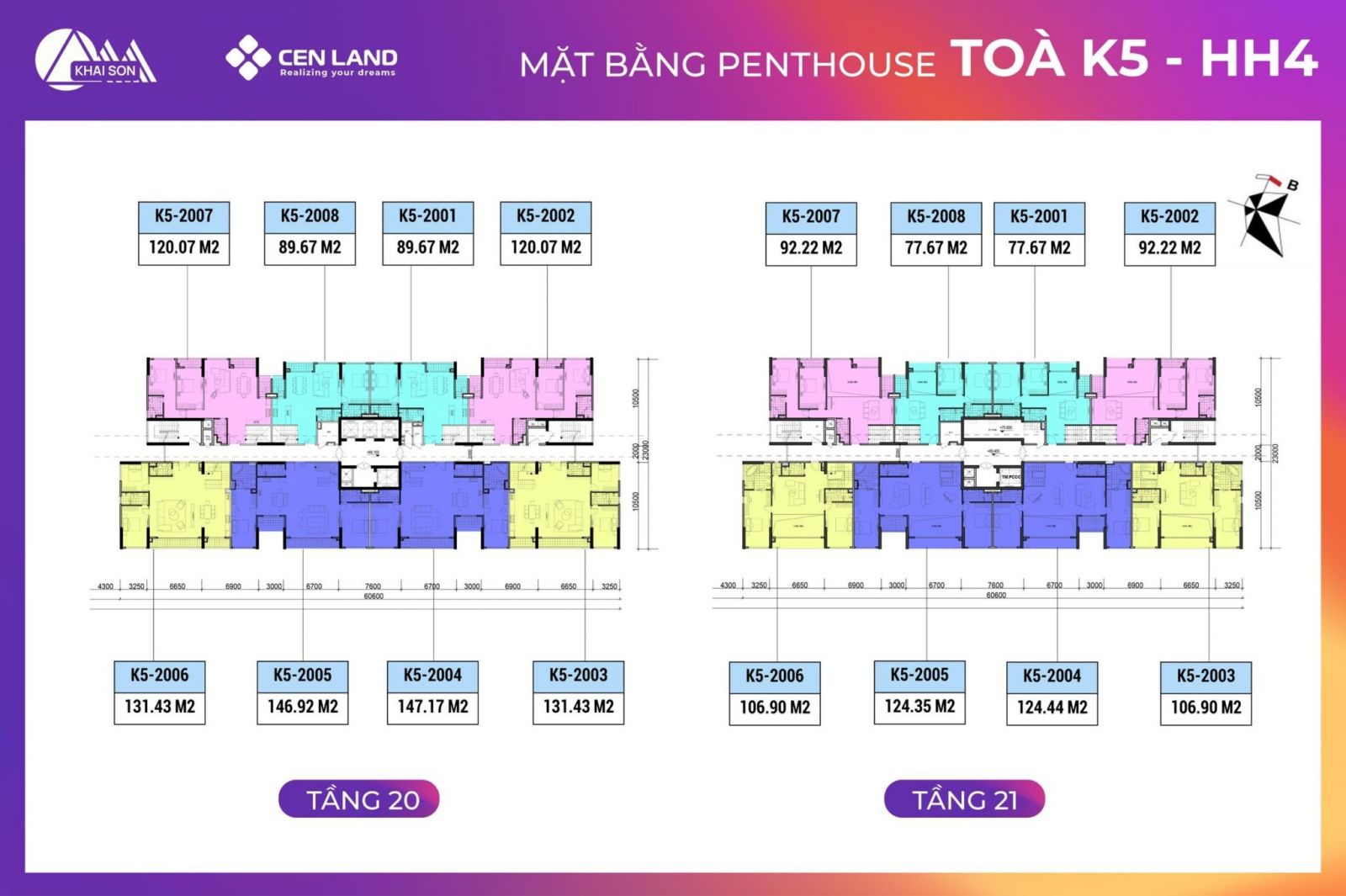 MẶT BẰNG CHUNG CƯ KHAI SƠN CITY - TÒA K5 MẶT BẰNG CHUNG CƯ KHAI SƠN CITY - TÒA K5