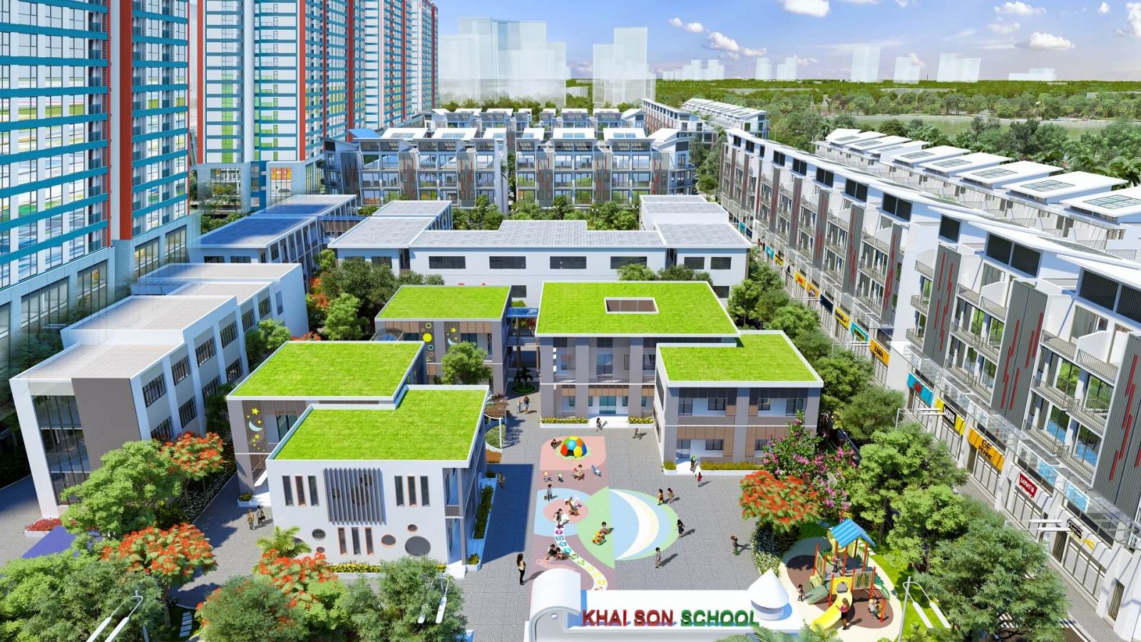 Khai Sơn City – Chuỗi tiện ích 100 điểm giữa lòng Long Biên
