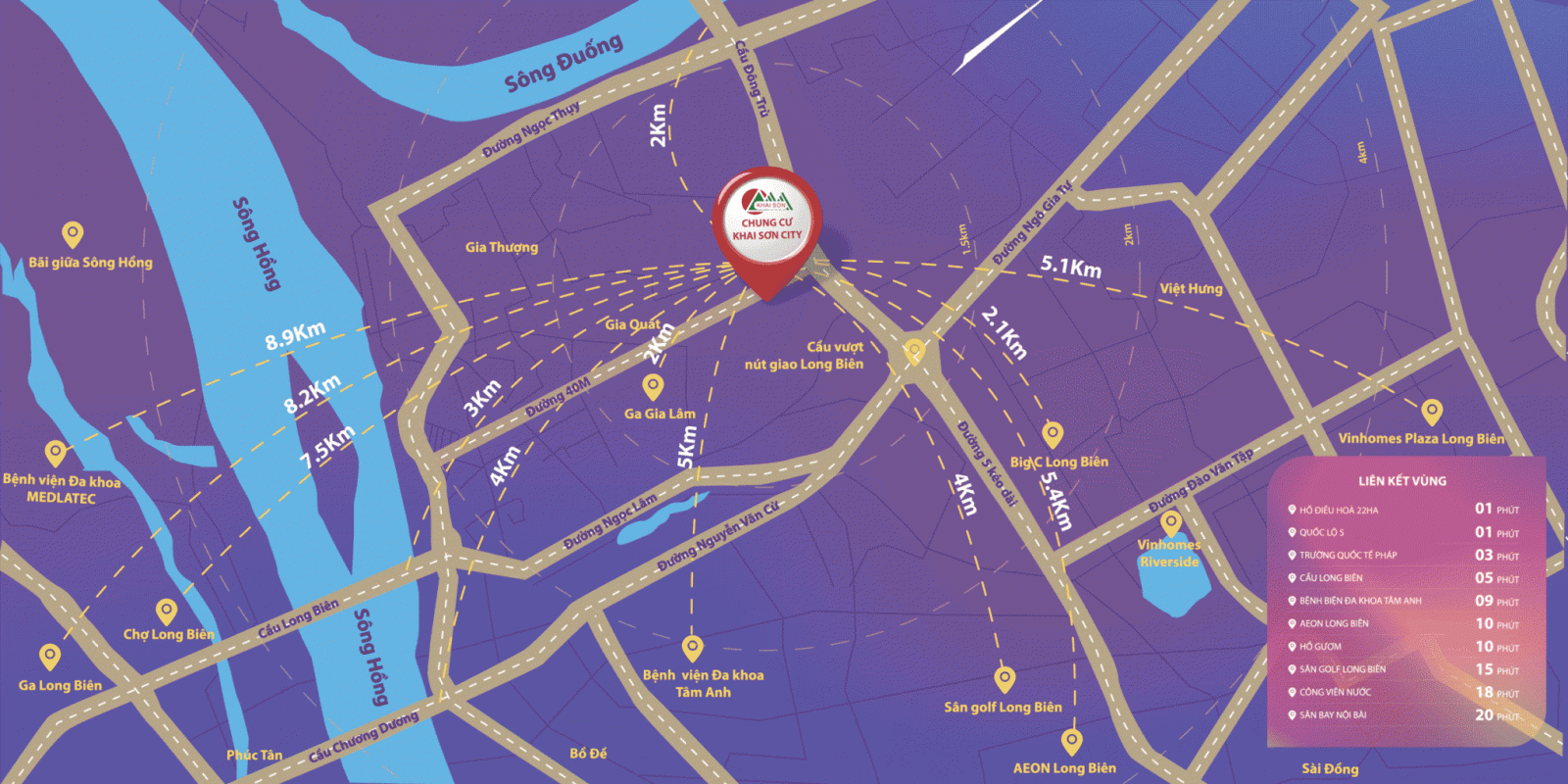 VỊ TRÍ CHUNG CƯ KHAI SƠN CITY VỊ TRÍ CHUNG CƯ KHAI SƠN CITY